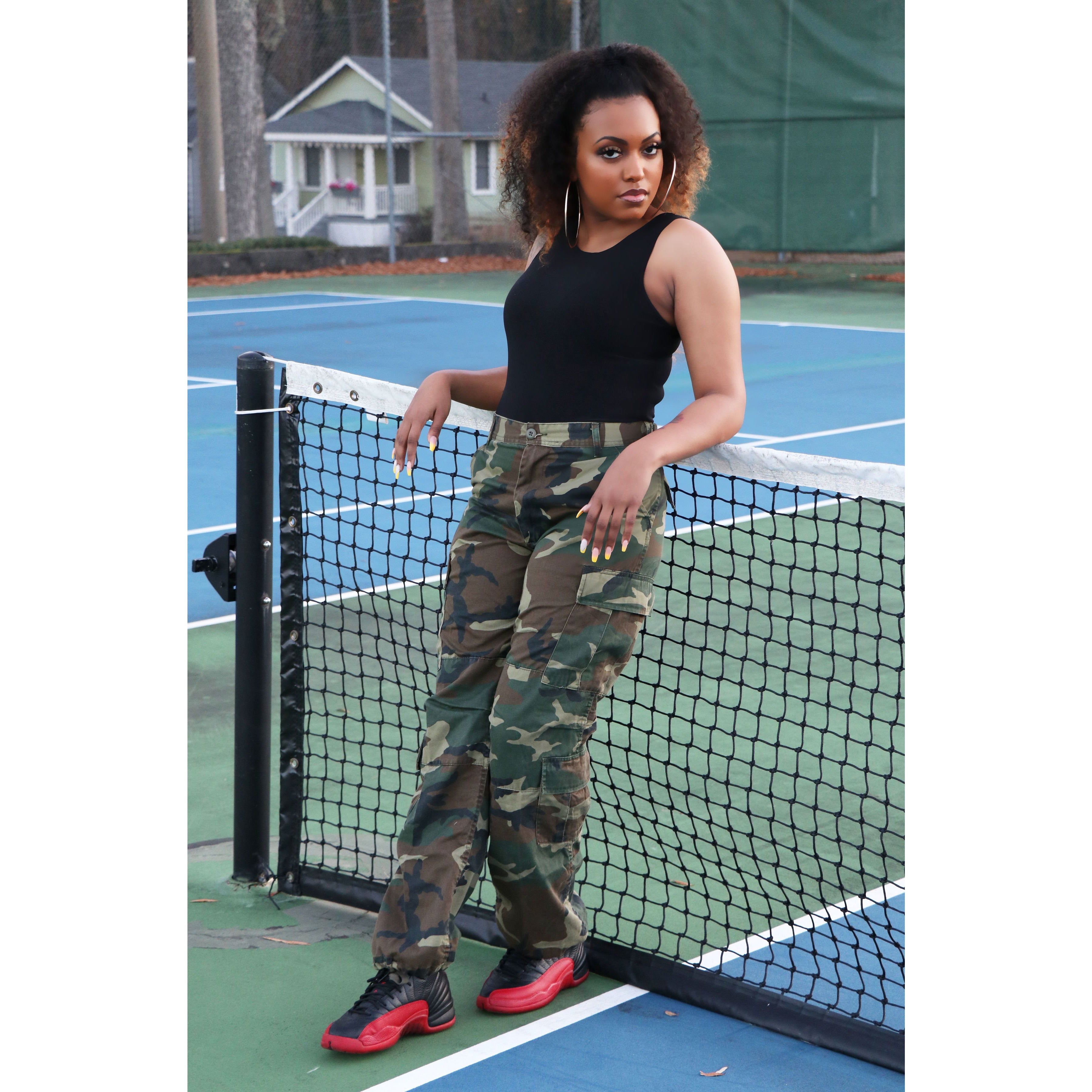 Unisex Camo Fatigue Cargo Pants (Built for style and function)
