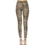 Load image into Gallery viewer, Leopard High Waist Stretch Jeans
