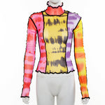 Load image into Gallery viewer, Colorful Tie Dye Panel Top

